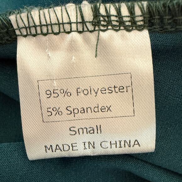 Teal Jewel Tone Crushed Velvet Longline Duster Cardigan | Open Front | Small - Picture 5 of 10